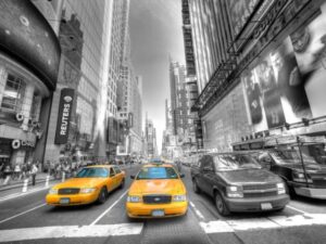 Фотошпалери Таксі в Нью-Йорку