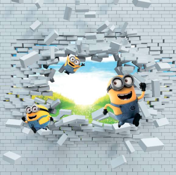 Фотошпалери Міньйон 3D