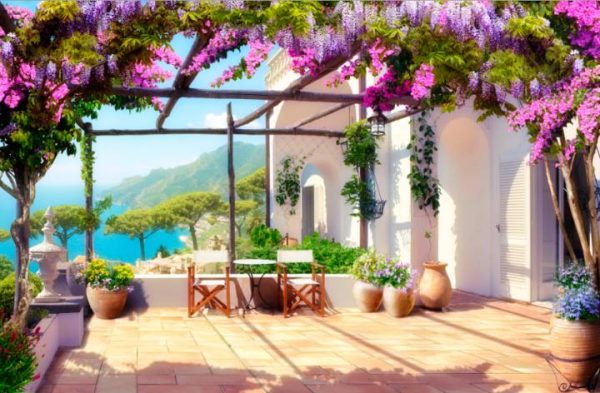 Фотошпалери Дворик