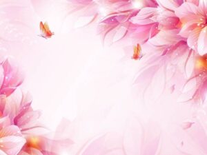 Фотошпалери 3D Рожеві квіти