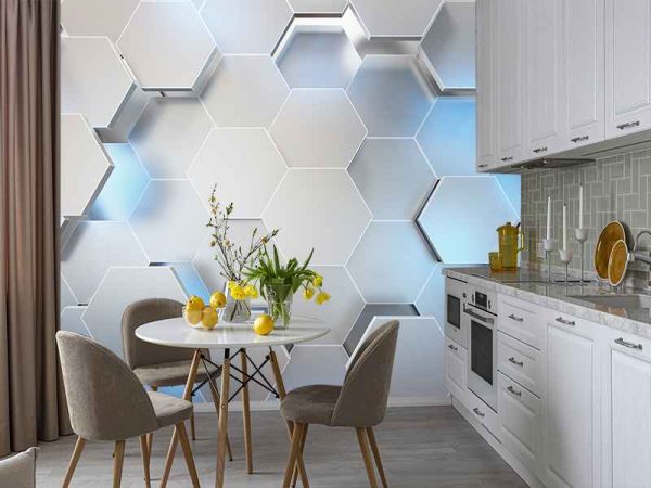 Фотошпалери 3D - Шестикутники