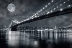 Фотошпалери Міст при місяці