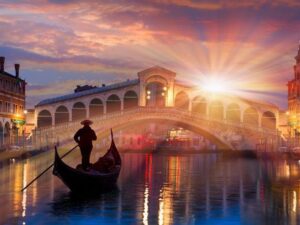 Фотошпалери Світанок у Венеції