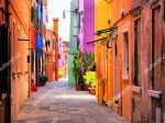 Фотошпалери Яскрава вуличка в Італії