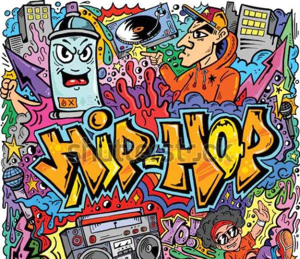 Фотошпалери Графіті Hip-Hop