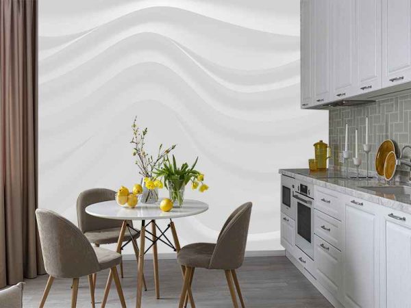 Фотошпалери Білі Хвилі