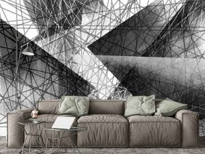 Фотошпалери Чорно-білі грані