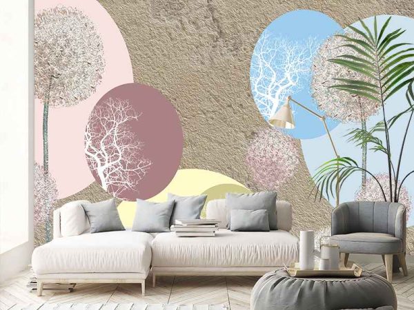 Фотошпалери Колаж з Кульбабами