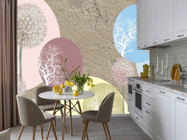 Фотошпалери Колаж з Кульбабами