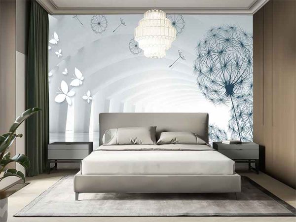 Фотошпалери Арка з кульбабами