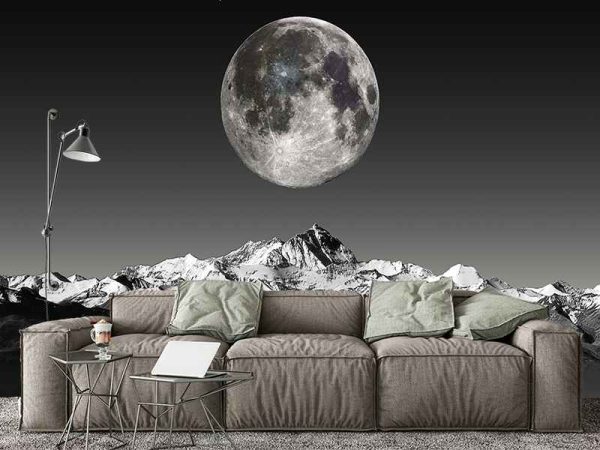 Фотошпалери Місяць над Горами