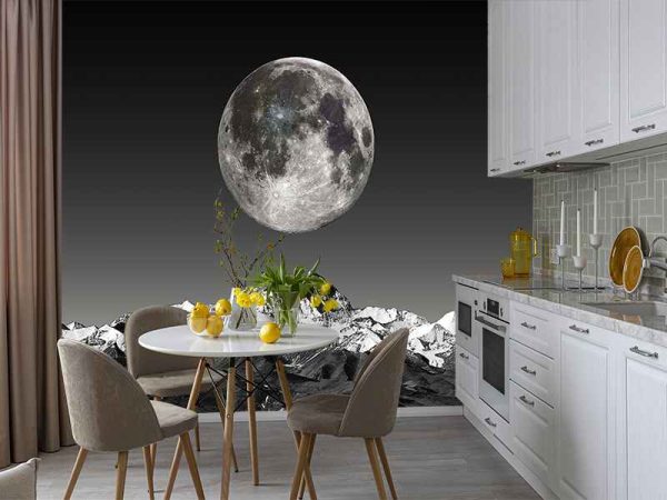 Фотошпалери Місяць над Горами