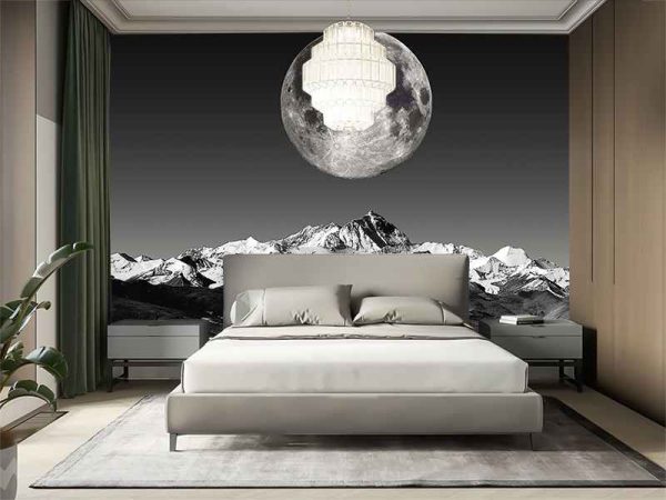 Фотошпалери Місяць над Горами