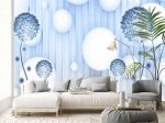 3D Фотошпалери Кульбаби та шари
