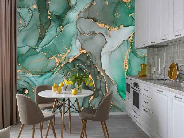 Фотошпалери Зелений Флюїд