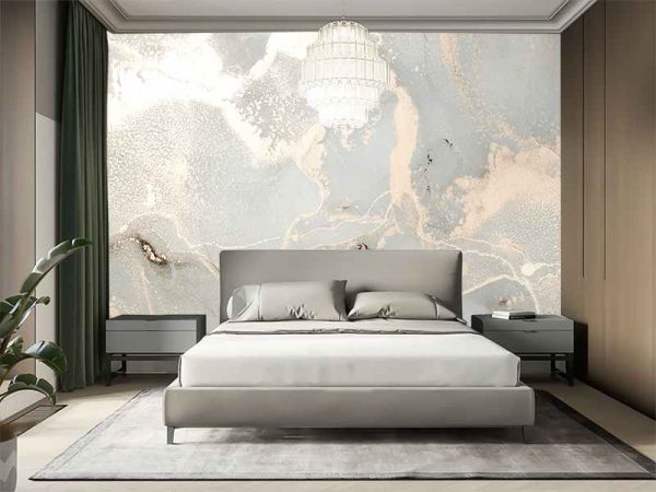 Фотошпалери Сіро-бежевий Флюїд