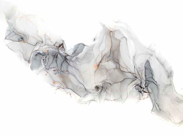 Фотошпалери Мармурна абстракція Біло-сірий градієнт