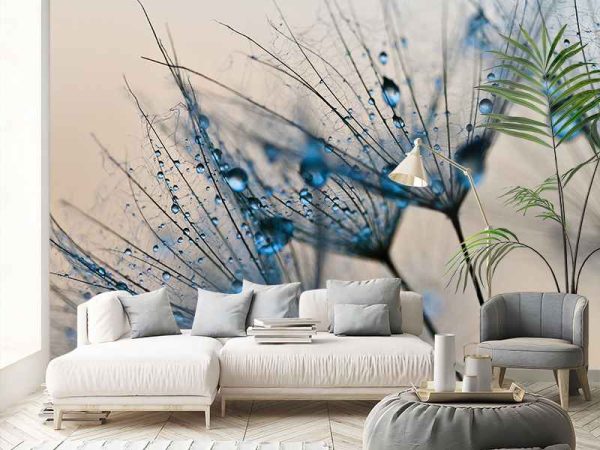 Фотошпалери Кульбаба, Крапельки роси