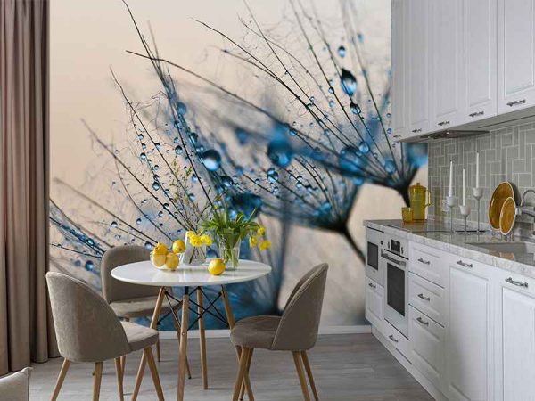 Фотошпалери Кульбаба, Крапельки роси