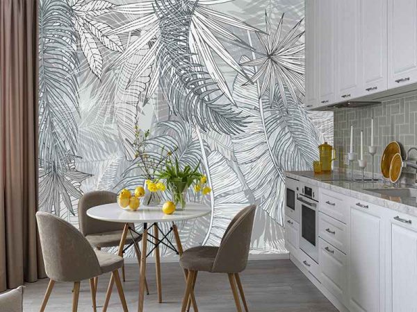 Фотошпалери Графічне листя