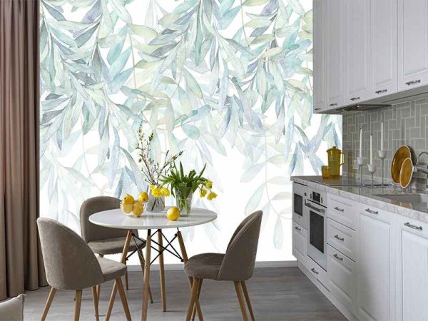 Фотошпалери Звисаюче Листя в пастельних тонах