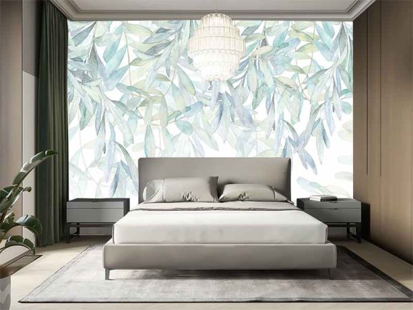 Фотошпалери Звисаюче Листя в пастельних тонах