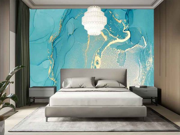 Фотошпалери Бірюзовий флюїд