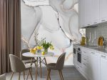 Фотошпалери Мармуровий сірий Флюїд