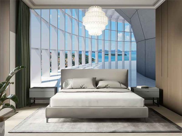 3D Фотошпалери Коридор з видом на море