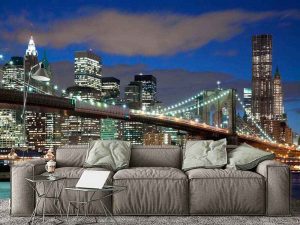 Фотошпалери Панорама Бруклінського мосту