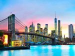 Фотошпалери Бруклинський міст ввечері
