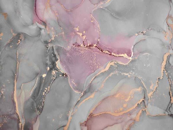 Фотошпалери Сірий з рожевим флюїд