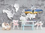 Фотошпалери Мапа світу російський корабль  йди ...
