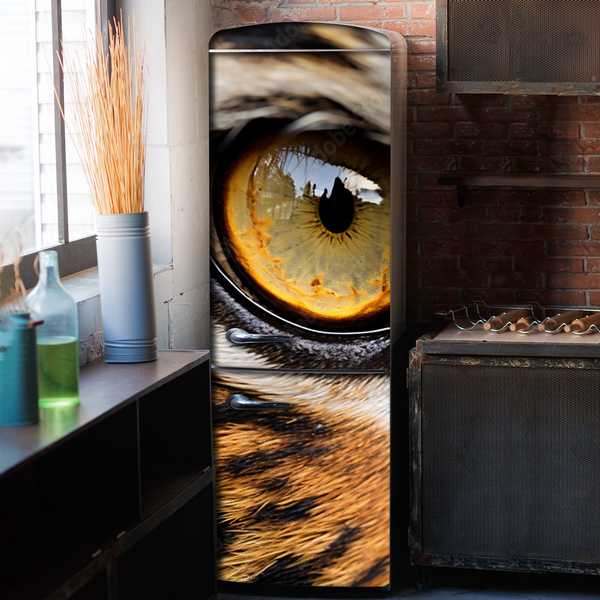 Наліпка на холодильник Тигр