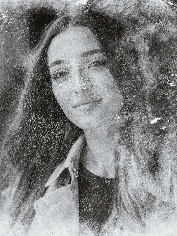 Картина на полотні Pencil Арт Портрет