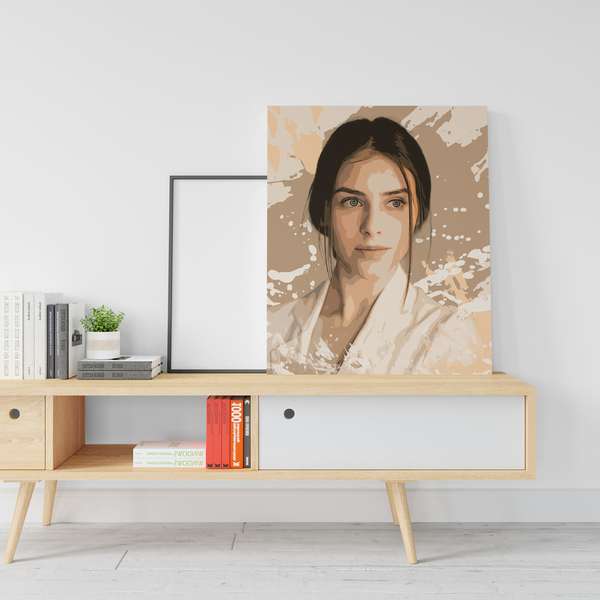 Картина на полотні Арт Портрет Vector