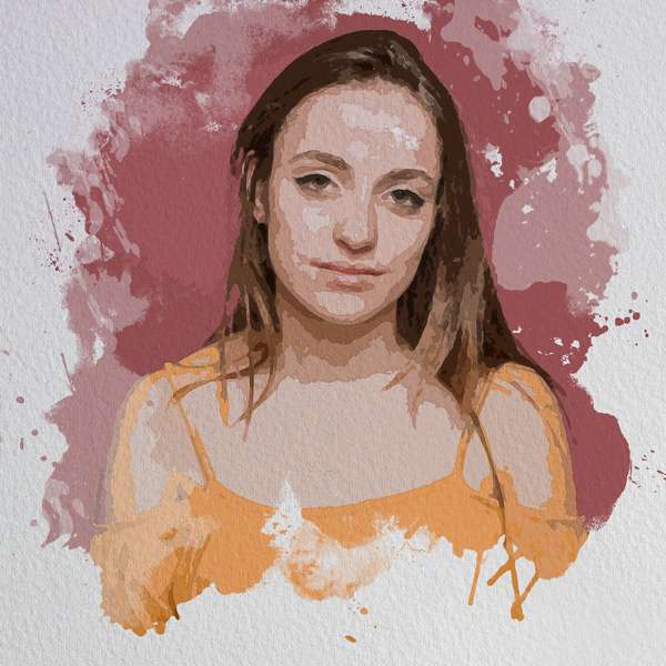 Картина на полотні Арт Портрет Акварель