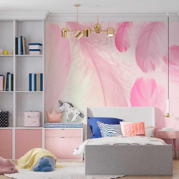 Фотошпалери Рожеве Пір'я