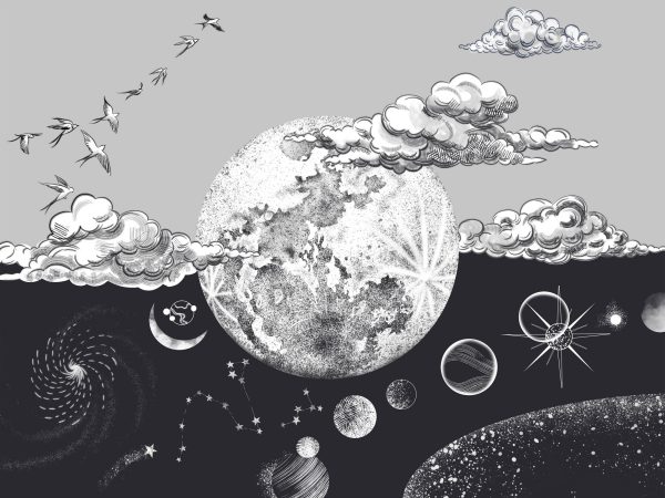 Фотошпалери Місяць