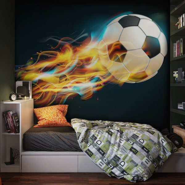 Фотошпалери Вогняний 3D М'яч