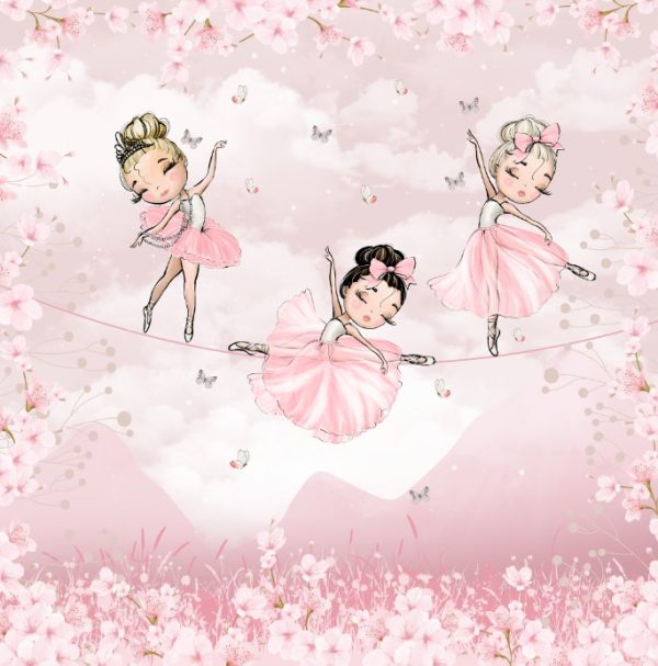 Фотошпалери в дитячу  Балерини на Гойдалці