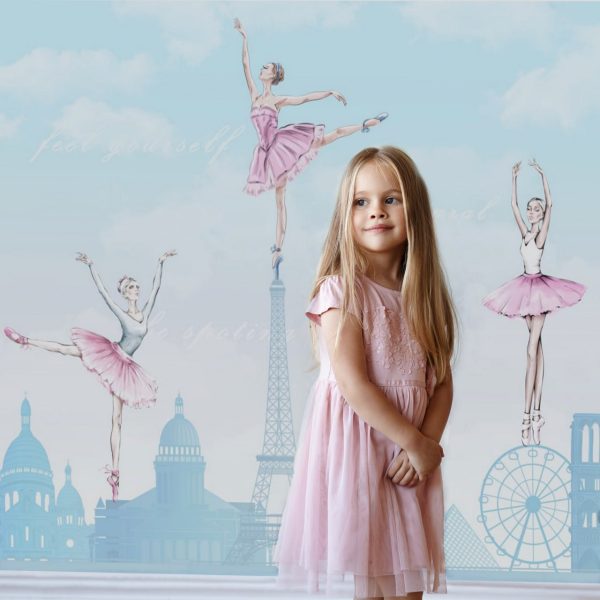 Фотошпалери в дитячу  Балерини на Хмарочосах
