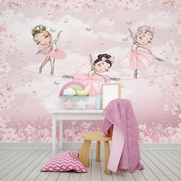 Фотошпалери в дитячу  Балерини на Гойдалці