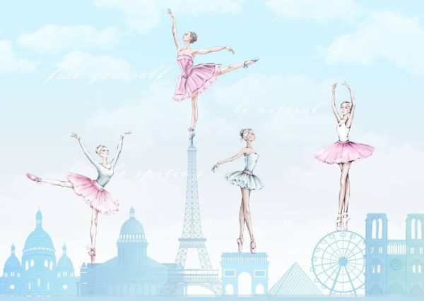 Фотошпалери в дитячу  Балерини на Хмарочосах