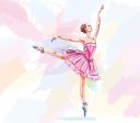 Фотошпалери в дитячу Танок Балерини