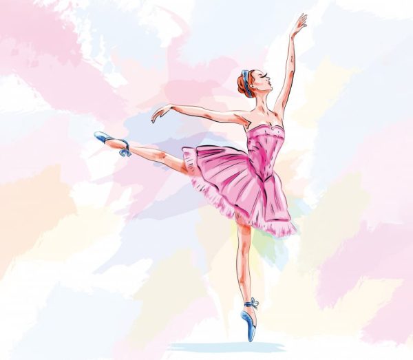 Фотошпалери в дитячу Танок Балерини