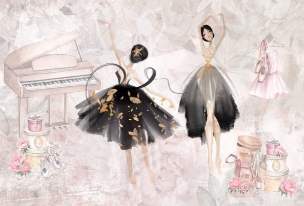 Фотошпалери в дитячу Балерини