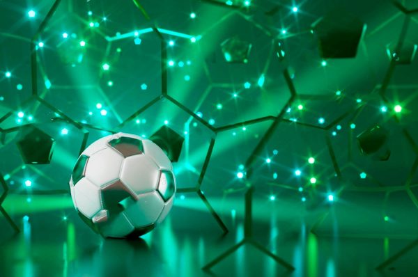 Фотошпалери 3D М'яч Зелені