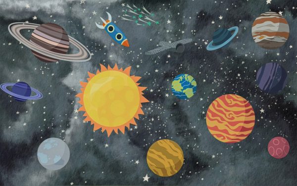 Фотообои Планеты среди Звезд