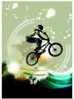 Фотошпалери Графіті Велосипедист
